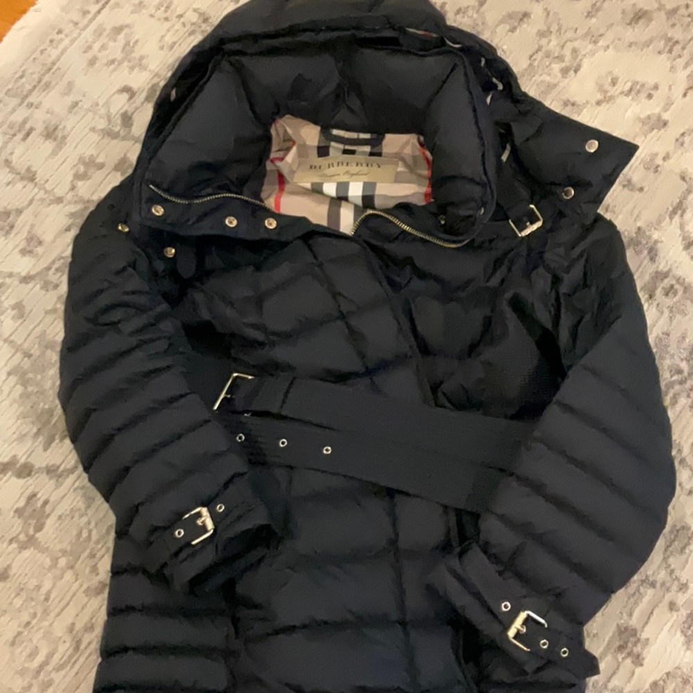 Burberry down coat Sz XL